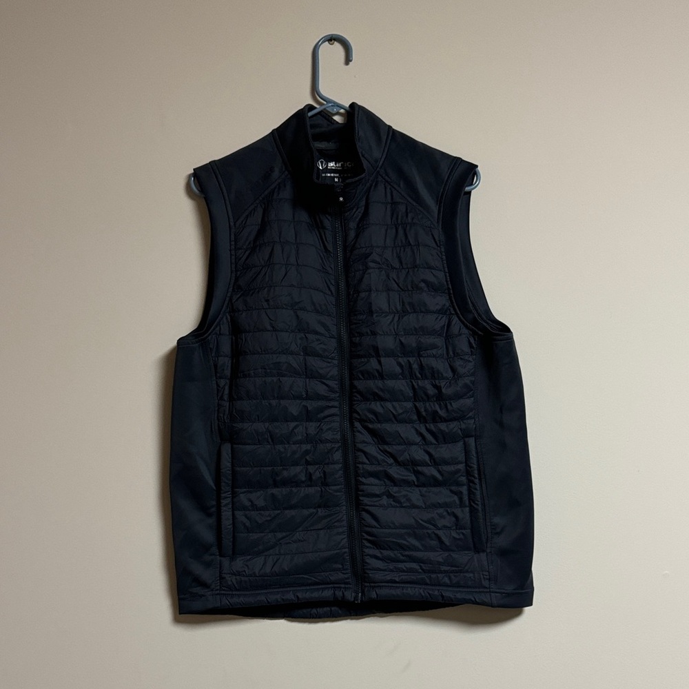 Men's Dark Blue/Gray Sunice Quilted Vest